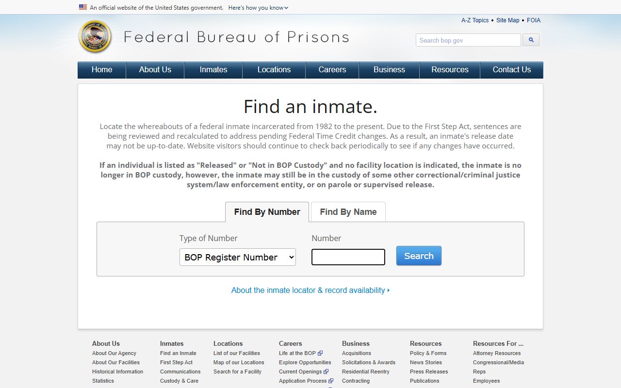 Hamilton County Clerk records federal inmate locator source