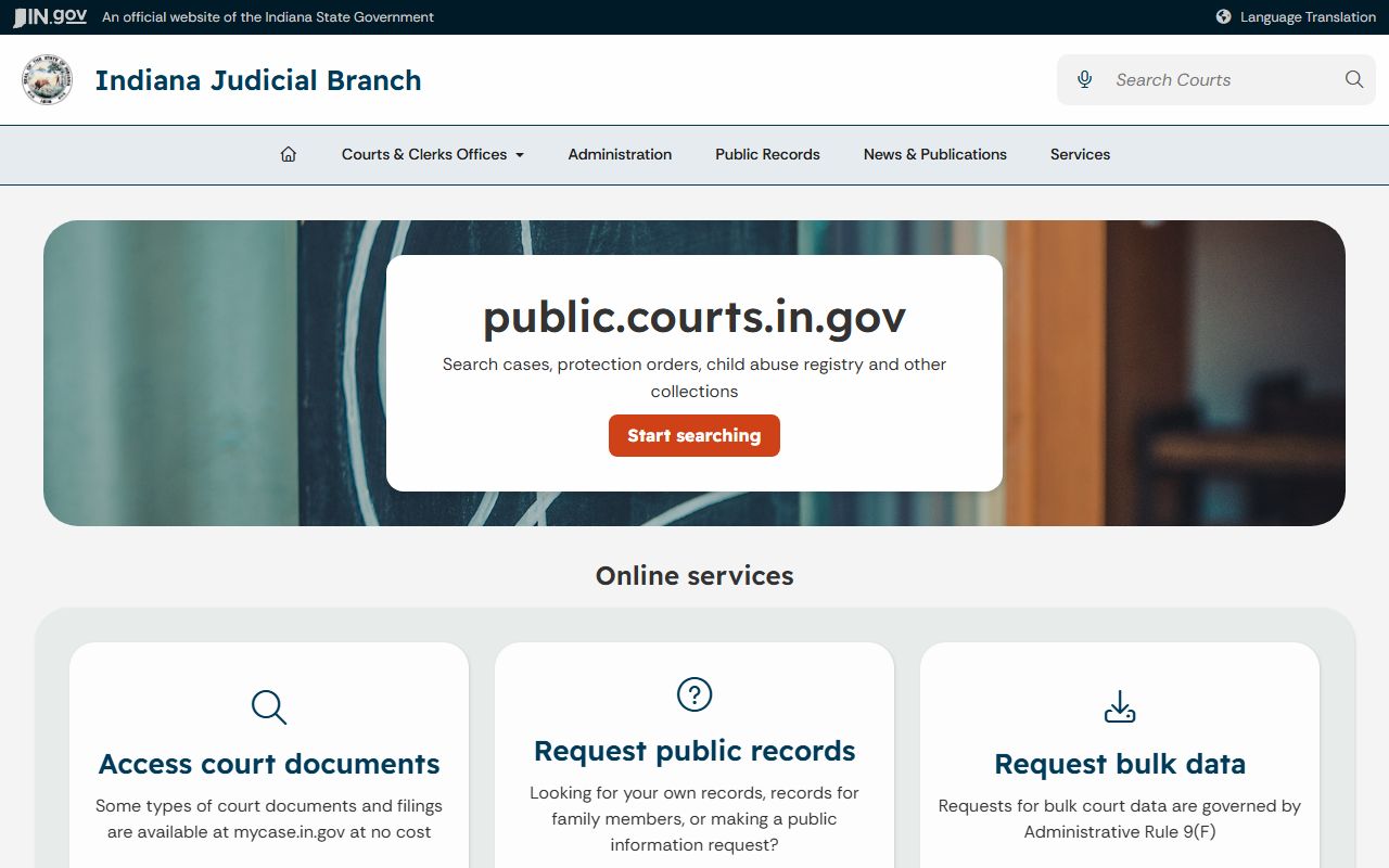 Hamilton County court records public access guidance
