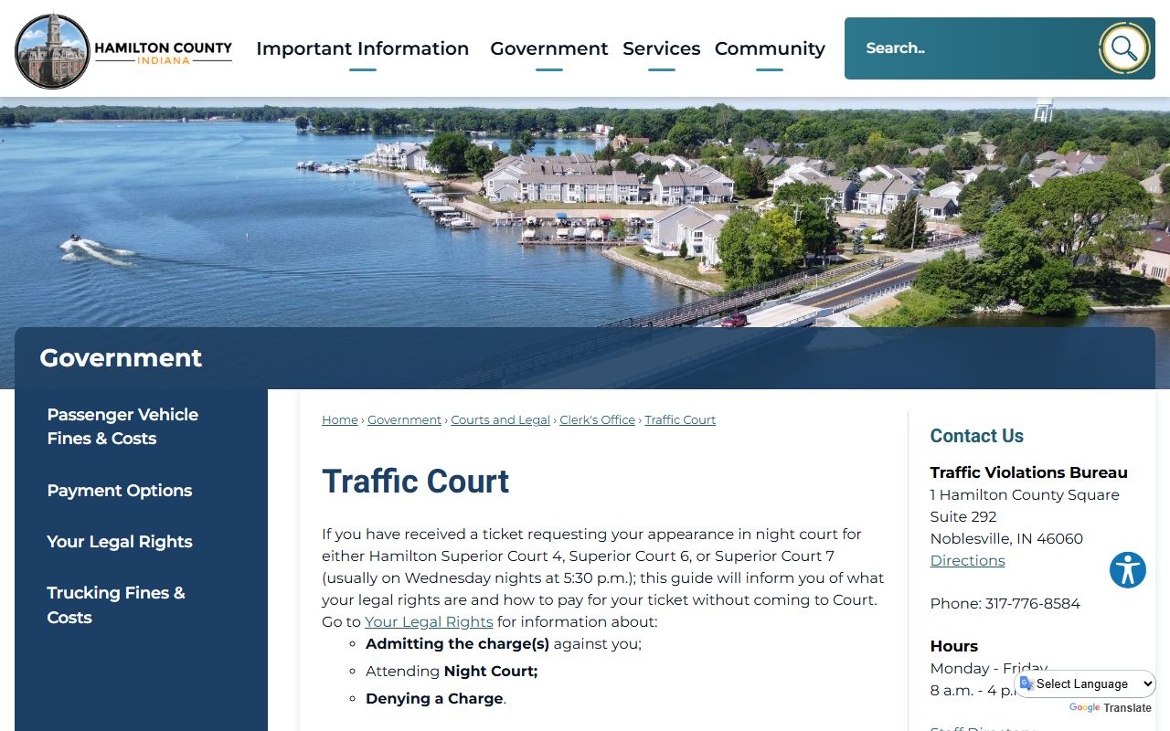 Hamilton County traffic court records traffic court guide